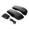 HR3 Vivid Black CVO Saddlebag Lids With 5" x 7" Speaker Cutouts For Harley Touring Models 2014-2023