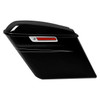 HR3 Vivid Black 5" Stretched Extended Saddlebags For Harley Touring 2014-2023