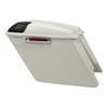 HR3 Bonneville salt denim 5" Stretched Extended Saddlebags with speaker lids For Harley Touring 2014-2023