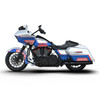 PATRIOTIC RED WHITE AND BLUE CUSTOM BODYKIT ROAD GLIDE 15-UP