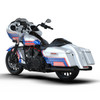 PATRIOTIC RED WHITE AND BLUE CUSTOM BODYKIT ROAD GLIDE 15-UP