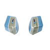 SKY BLUE / SAND GOLD HARD SADDLEBAGS (REGULAR) TOURING 14-UP