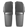 HR3 Industrial Gray Hard Saddlebags Harley Hard Bags (Regular) For 14-23 Harley Touring