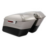 HR3 Silver Fortune / Black Tempest Hard Saddlebags (Regular) For 14-23 Harley Touring