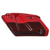 WICKED RED / TWISTED CHERRY W/ DUAL RED LINES HARD SADDLEBAG