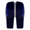 HR3 Zephyr Blue / Black Sunglo Hard Saddlebags (Regular) For 14-23 Harley Touring
