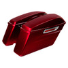 HR3 Velocity Red Sunglo 2016S Hard Saddlebags (Regular) For 14-23 Harley Touring