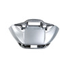 SILVER/ BLACK HONEYCOMB FADE OUTER FAIRING FOR ROAD GLIDE