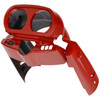 PEARL RED & SILVER GRAY / INSTRUMENT HOUSING FOR ROAD GLIDE