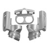 HR3 Billet Silver / Vivid Black 2017RGU Instrument Housing 2020 ROAD GLIDE LIMITED FLTRK