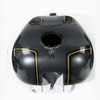 GOLD / BLACK GEOMETRIC SHAPE FADE / GAS TANK TOURING 08-UP