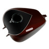 AUBURN BROWN/BLACK/INDUSTRIAL GRAY GAS TANK FOR TOURING 08UP