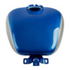 ELECTRIC BLUE / SILVER FORTUNE /GAS TANK FOR TOURING 08-UP