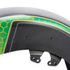 APPLE GREEN / WHITE GRAY / FRONT FENDER FOR TOURING 14UP/1EA