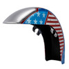 PATRIOTIC RED WHITE AND BLUE / FRONT FENDER TOURING 14UP/1EA