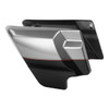BILLET SILVER/VIVID BLACK W/ BURGUNDY LINE SIDE COVERS 09-UP