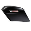 HR3 Black Denim CVO Stretched Saddlebags For 14-23 Harley Touring