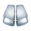 BARRACUDA SILVER DENIM CVO STRETCHED SADDLEBAGS TOURING 14UP