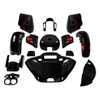 HR3 Black Earth & Vivid Black Complete Body Fairing Kit For Harley CVO Road Glide FLTRXSE 15-23