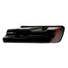 HR3 Sunburst Orange / Starfire Black CVO Stretched Saddlebags with Speaker Lids For 14-23 Harley Touring