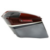 AUBURN BROWN/BLACK/INDUSTRIAL GRAY CVO STRETCHED SADDLEBAGS