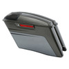 INDUSTRIAL GRAY/SILVER GRAY CVO STRETCHED SADDLEBAGS 14U TR