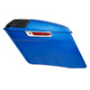 HR3 Electric Blue CVO Stretched Saddlebags with Speaker Lids For 14-23 Harley Touring