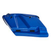 HR3 Electric Blue CVO Stretched Saddlebags with Speaker Lids For 14-23 Harley Touring