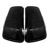 HR3 Black Quartz 2016RGS CVO Stretched Saddlebags with Speaker Lids For 14-23 Harley Touring