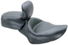 WIDE VINTAGE SOLO SEAT WITH DRIVER BACKREST
