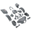 HR3 Gunship Gray Complete Body Fairing Kit For Harley CVO Street Glide FLHXSE 14-23