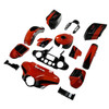 HR3 Sunburst Orange / Starfire Black Complete Body Fairing Kit For Harley CVO Street Glide FLHXSE 14-23