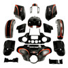 HR3 Black Honeycomb Fade Complete Body Fairing Kit For Harley CVO Street Glide FLHXSE 14-23