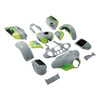 APPLE GREEN/WHITE GRAY CUSTOM BODYKIT FOR CVO STREET GLIDE