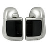 HR3 Silver Fortune Vented Lower Fairing Kit With 6.5" Speaker Pods For Harley Touring models 2014-2024