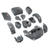 HR3 Gunship Gray Complete Body Fairing Kit For Harley Road Glide Limited FLTRK 15-23