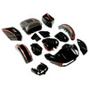 BLACK HONEYCOMB FADE CUSTOM CHROME CUSTOM BODYKIT 15UP ROAD