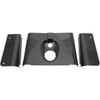 Drag Specialties - Fork Tins - Gloss Black - Ribbed - '86-'17 FLST - 3-Piece
