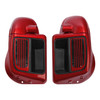 WICKED RED/BARRACUDA SILVER LOWER FAIRING KIT TOURING (WATER