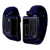 HR3 Zephyr Blue / Black Sunglo Vented Lower Fairing Kit For Harley Touring Models 2014-2023 (Fits water cooled models)