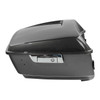 HR3 Industrial Gray King Size Touring Trunk Luggage with Speaker Cut Outs For 14-24 Harley Touring