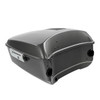 HR3 Industrial Gray King Size Touring Trunk Luggage with Speaker Cut Outs For 14-24 Harley Touring