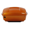 HR3 Amber Whiskey / Vivid Black King Size Touring Trunk Luggage with Speaker Cut Outs For 14-24 Harley Touring