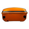 HR3 Scorched Orange / Black Denim King Size Touring Trunk Luggage with Speaker Cut Outs For 14-24 Harley Touring