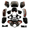 HR3 Black Honeycomb Fade Complete Body Fairing Kit For Harley Ultra Limited FLHTK 14-23