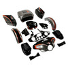 HR3 Black Honeycomb Fade Complete Body Fairing Kit For Harley Ultra Limited FLHTK 14-23