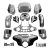 HR3 Billet Silver / Vivid Black Complete Body Fairing Kit For Harley Ultra Limited FLHTK 14-23