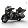 HR3 Billet Silver / Vivid Black Complete Body Fairing Kit For Harley Ultra Limited FLHTK 14-23