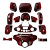 HR3 Mysterious Red Sunglo / Velocity Red Sunglo Complete Body Fairing Kit For Harley Ultra Limited FLHTK 14-23