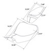 RX04-07-GN TWO-PIECE 2-UP SEAT KAWASAKI Z900 2017-UP